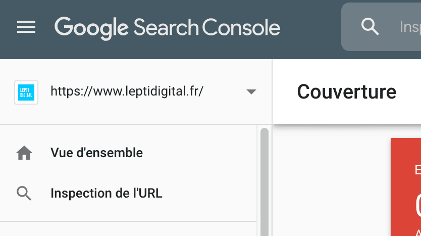 bug search console couverture index