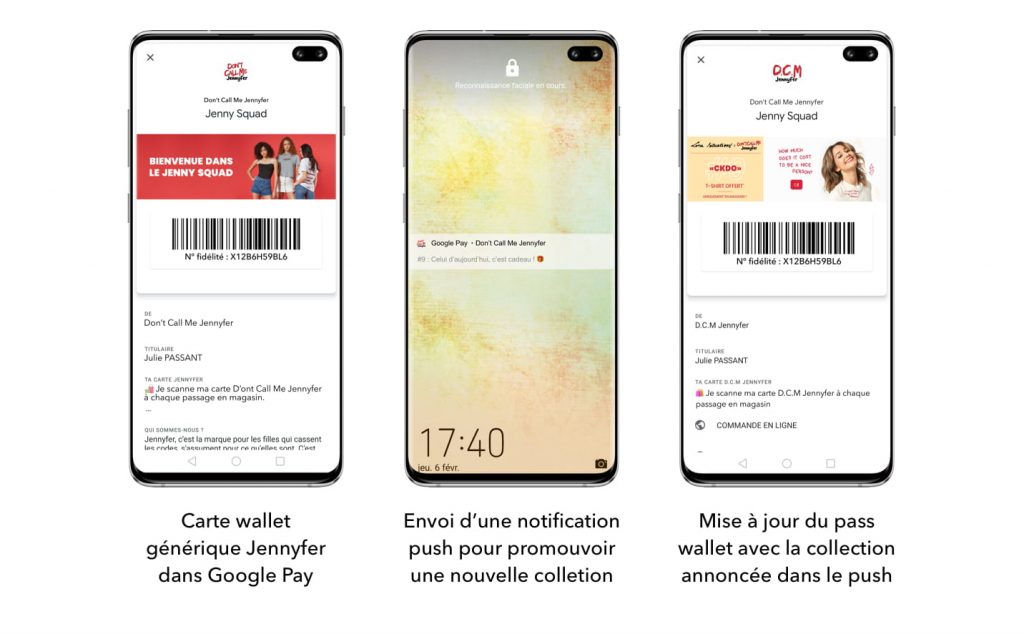 Mise à jour des campanges wallet sur Android