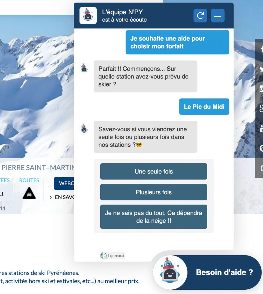 chatbot e-commerce npy noci