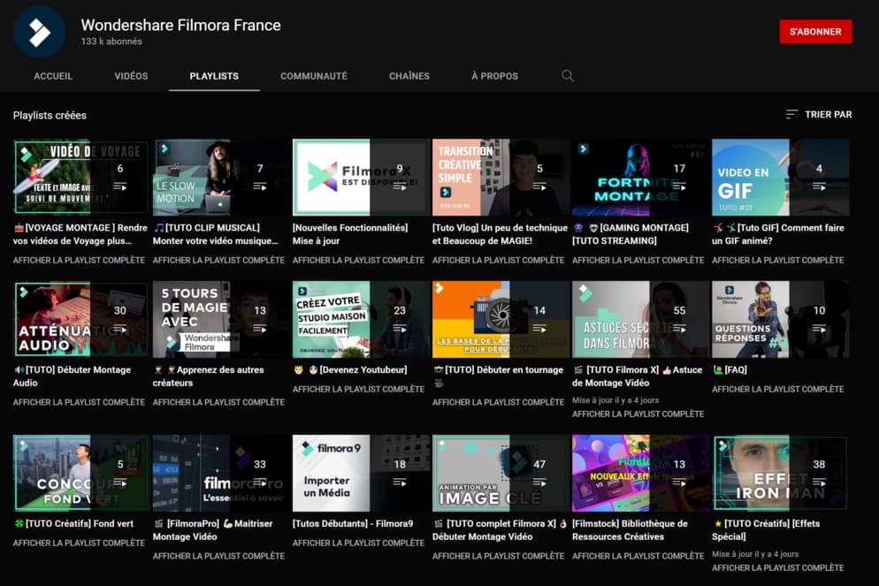 Exemple de playlists