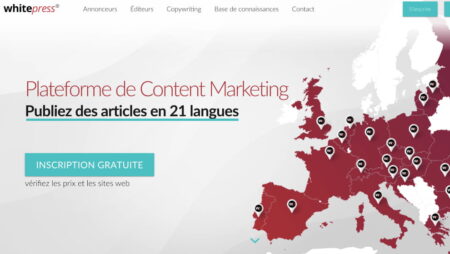 Whitepress, une plateforme de content marketing et netlinking internationale