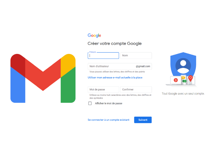 Créer Un Nouveau Compte Gmail Sans Numéro De Téléphone