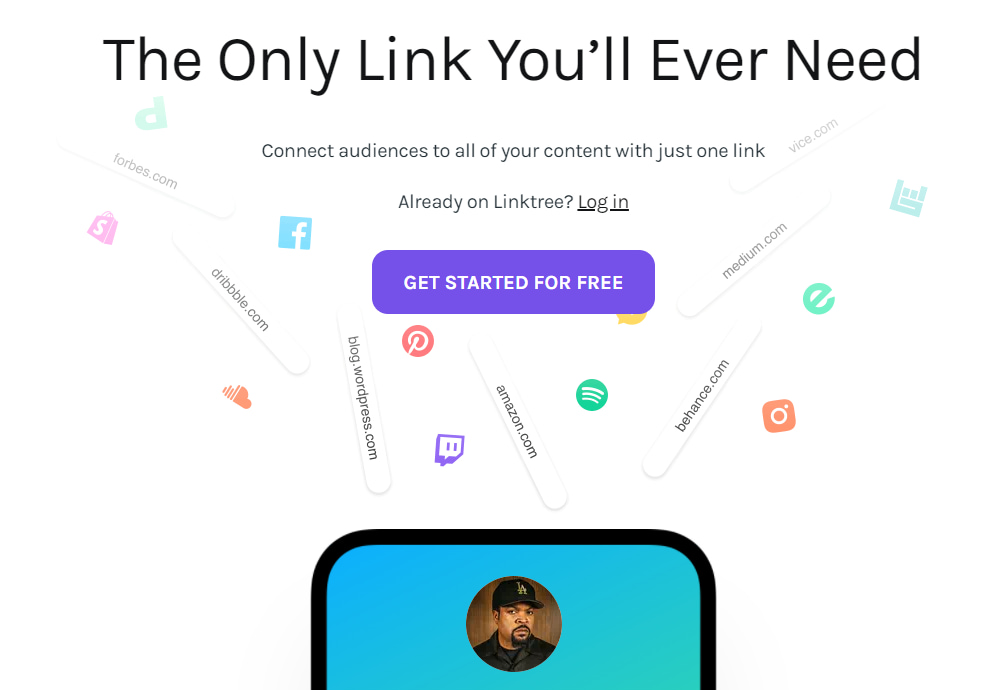 A Landing Page Bringing All Your Links Together