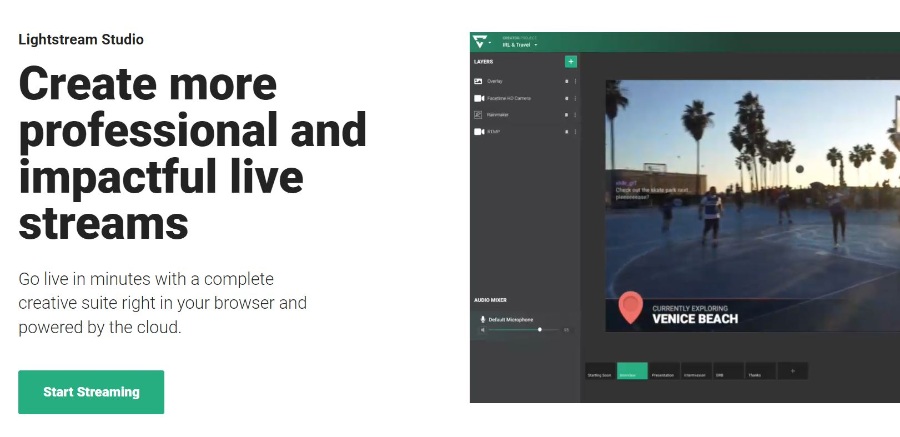 Lightstream : logiciel de streaming professionnel