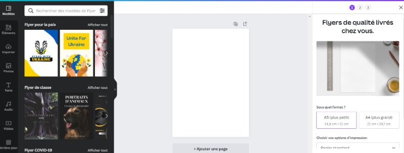 Canva pour remplacer InDesign