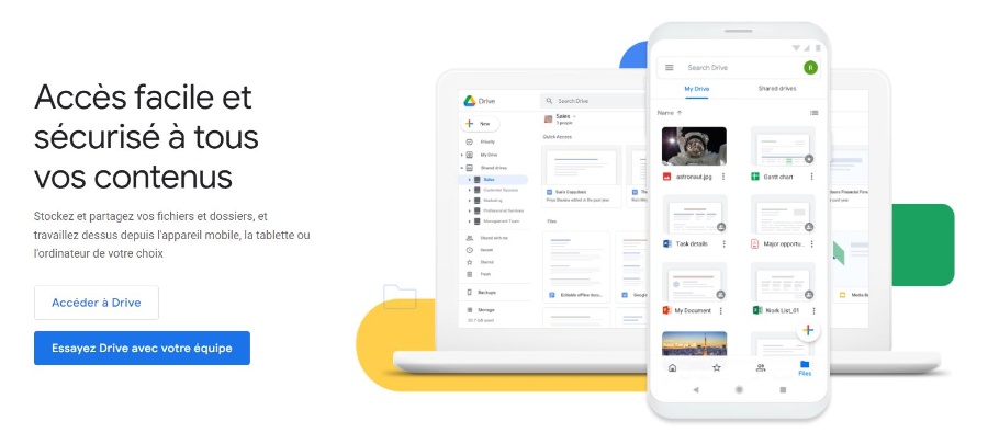 Google Drive : plateforme de partage de documents