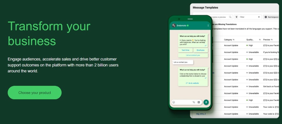 WhatsApp Business pour parler avec ses clients