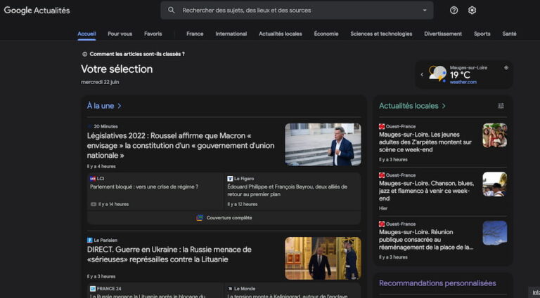 Google Actualités Lance une Nouvelle Interface : Quels Changements
