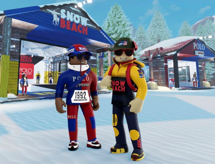 Exemple de produit en 3D (Ralph Lauren et Roblox)