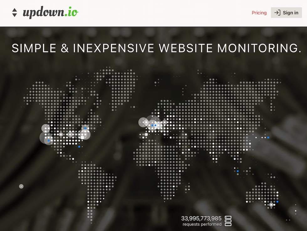 updown.io monitoring site web - outil français surveillance disponibilité