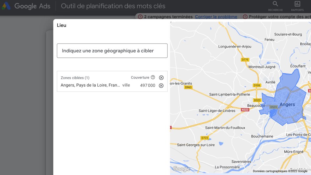 google ads local