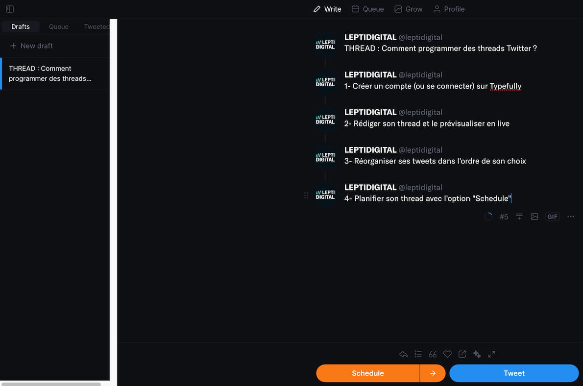 Comment Programmer un Thread X (Twitter)
