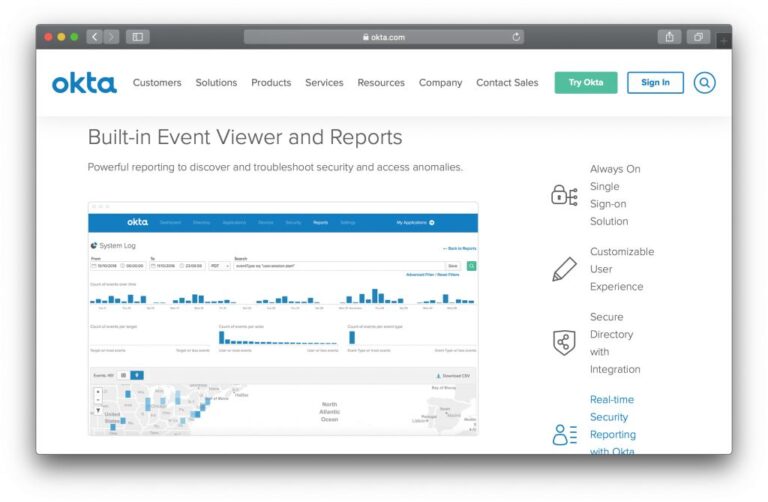 Interface Okta