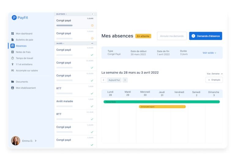 Gestion des Absences