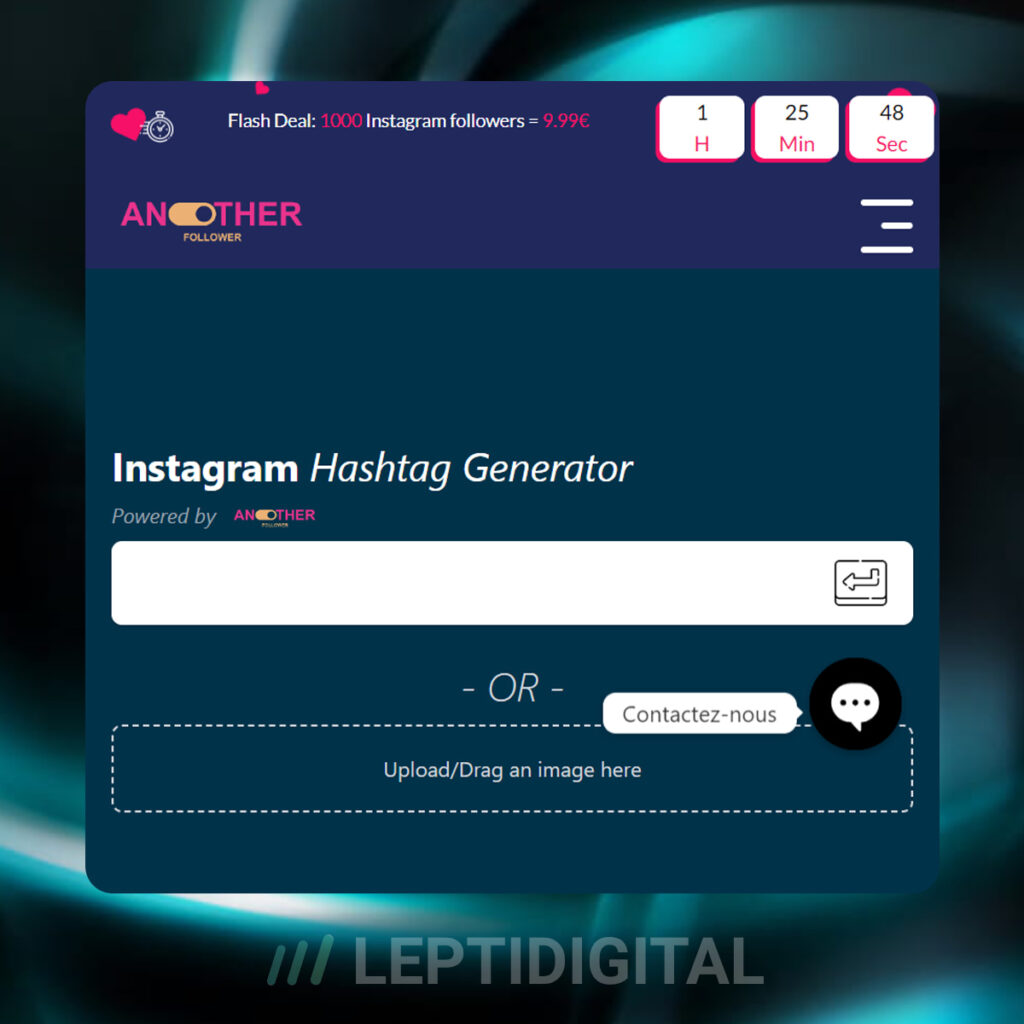 Aperçu du site AnotherFollower