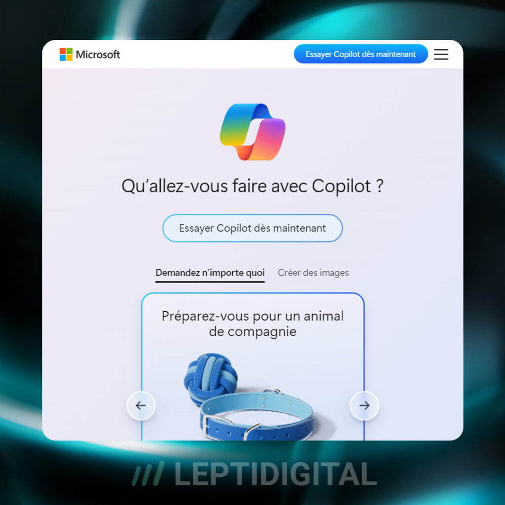 site web microsoft copilot