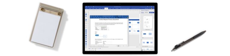 Rédaction de contenu avec Microsoft Visio