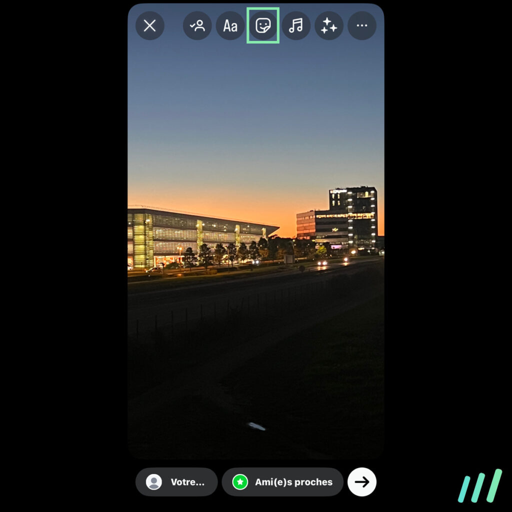 ajouter texte story instagram
