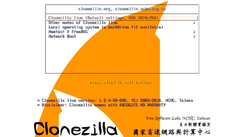 Cloner votre disque dur avec Clonezilla