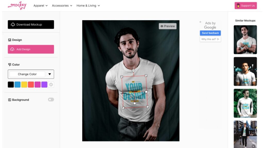 Créer des mockups gratuitement et simplement avec Mockey