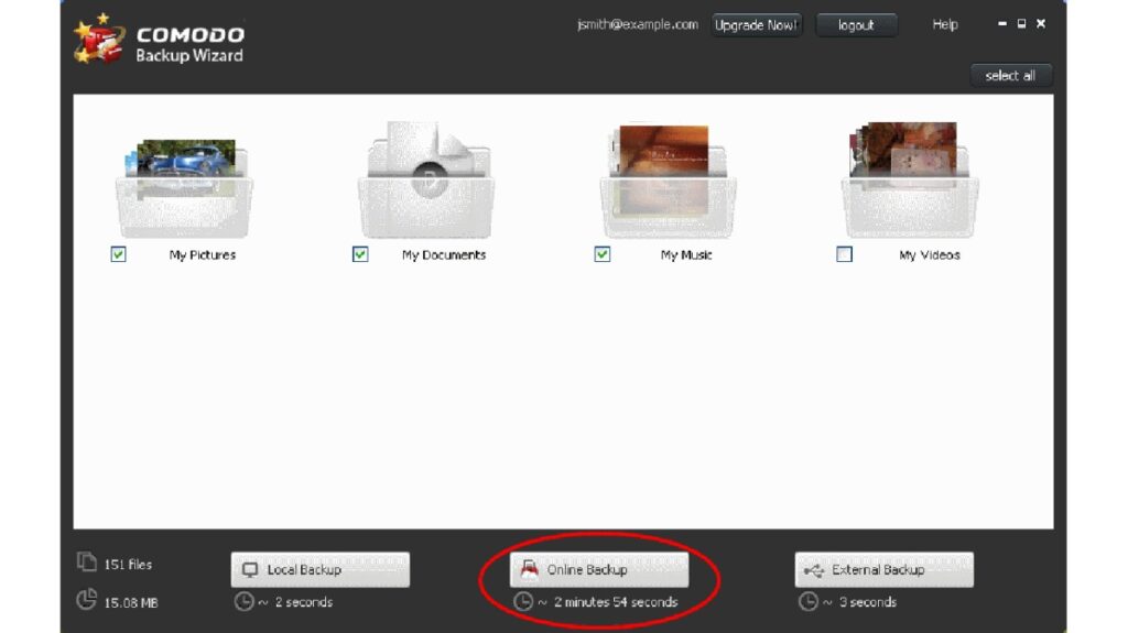 Sauvegarder vos fichiers et vos dossiers avec Comodo Backup