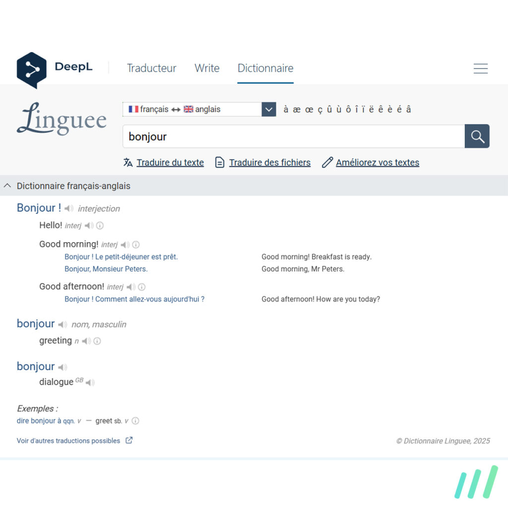 interface linguee