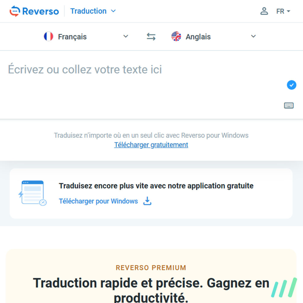 reverso interface