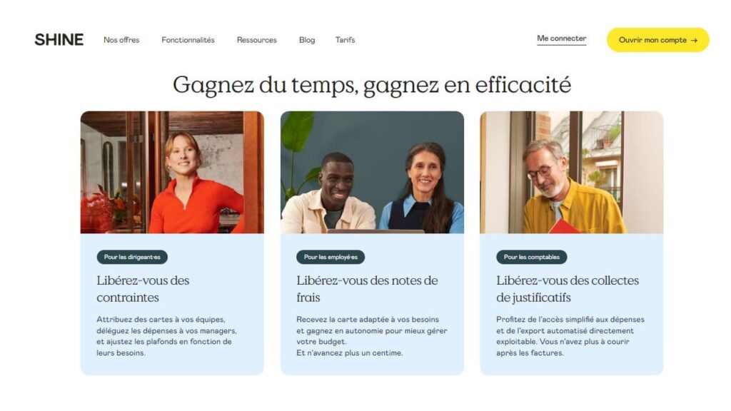 Gestion des notes de frais avec Shine