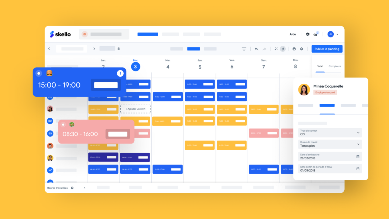 Nouvelle version Skello embarquement vers de nouveaux
