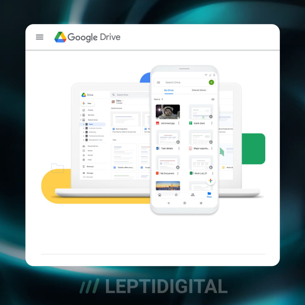 google drive interface