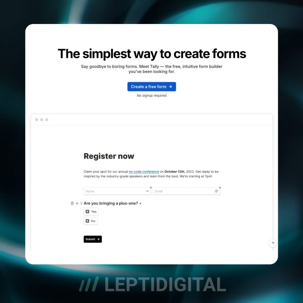 Tally Forms