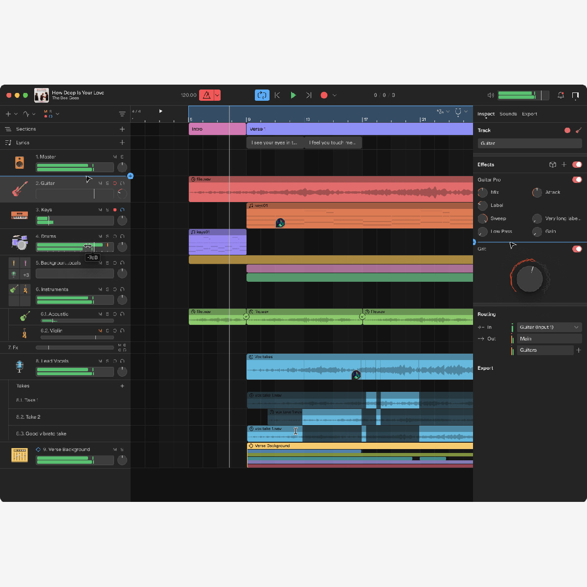 cakewalk interface