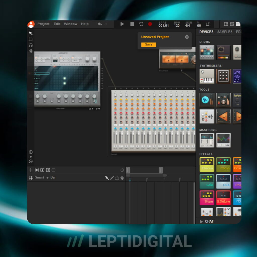 interface audiotool