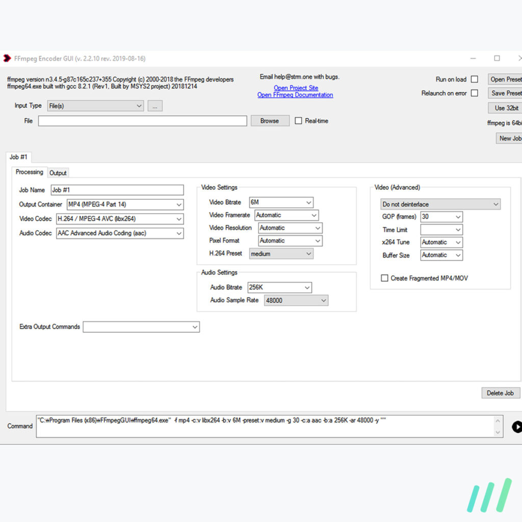 interface ffmpeg