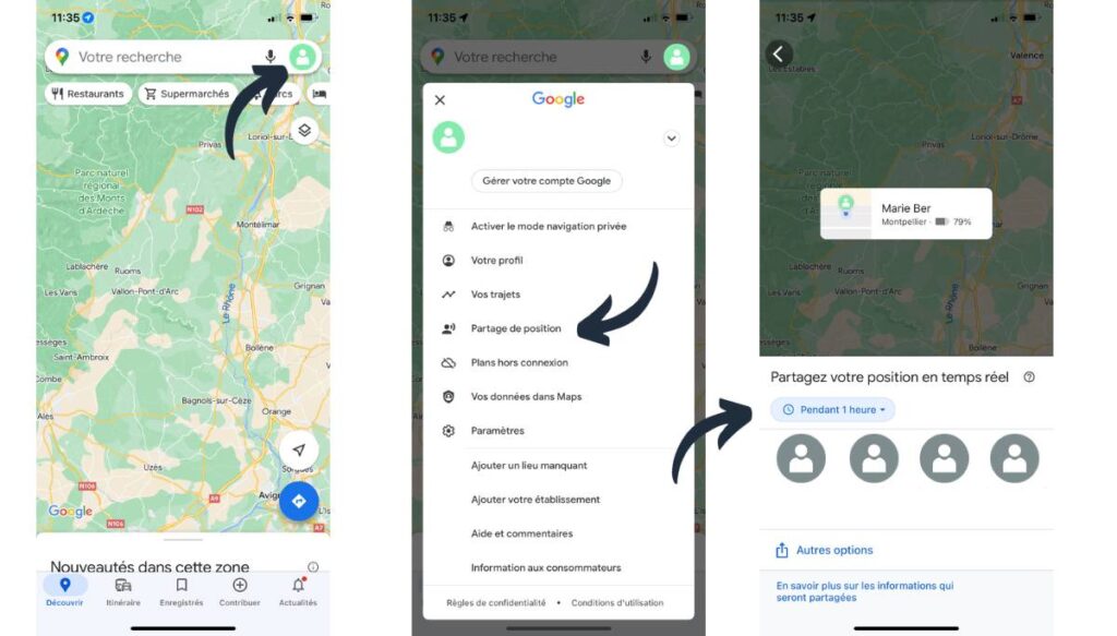 Comment partager votre localisation sur Google Maps ? 