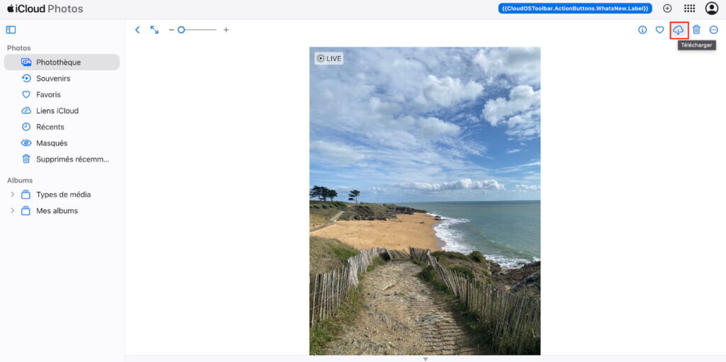 transférer des photos iPhone vers Mac avec iCloud