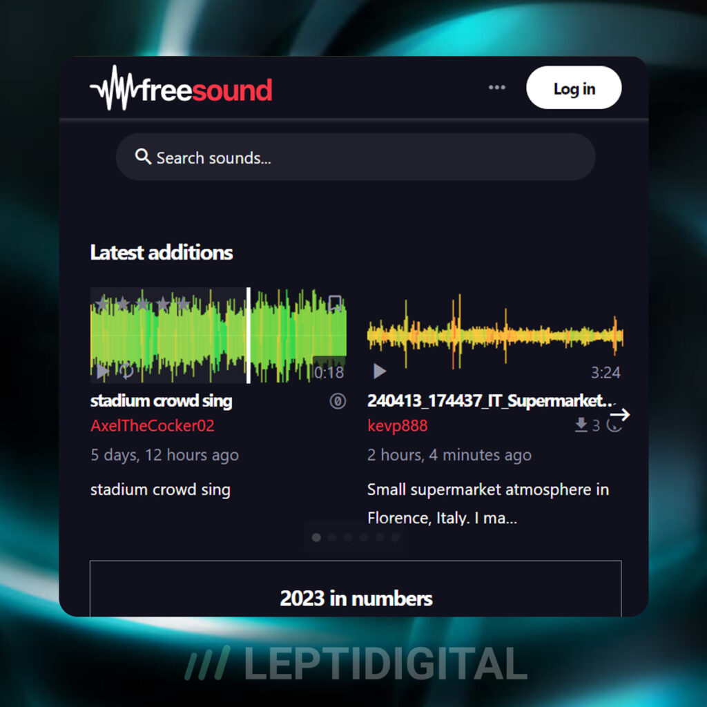 interface freesound