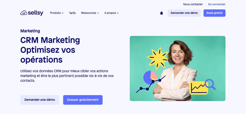 Logiciel CRM Marketing Sellsy