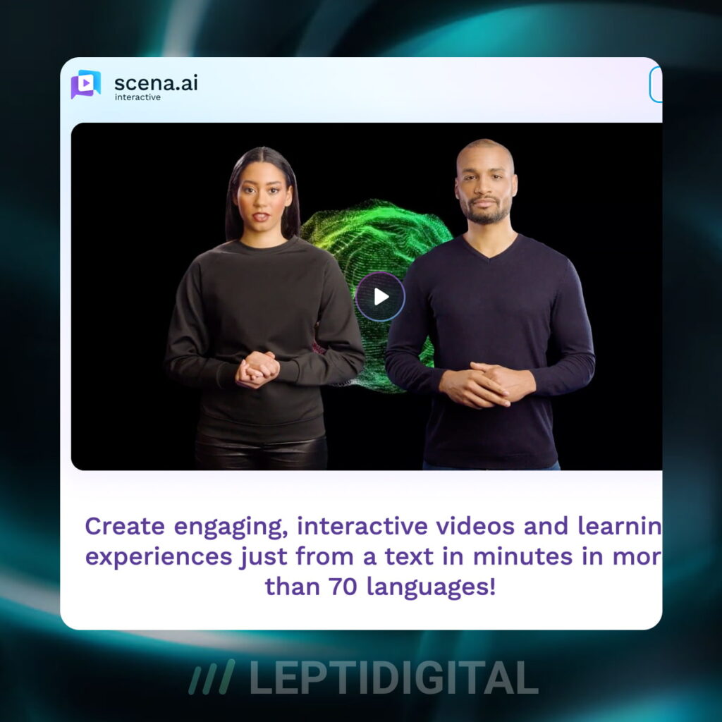 Scena.ai Générateur Avatar Vidéo IA