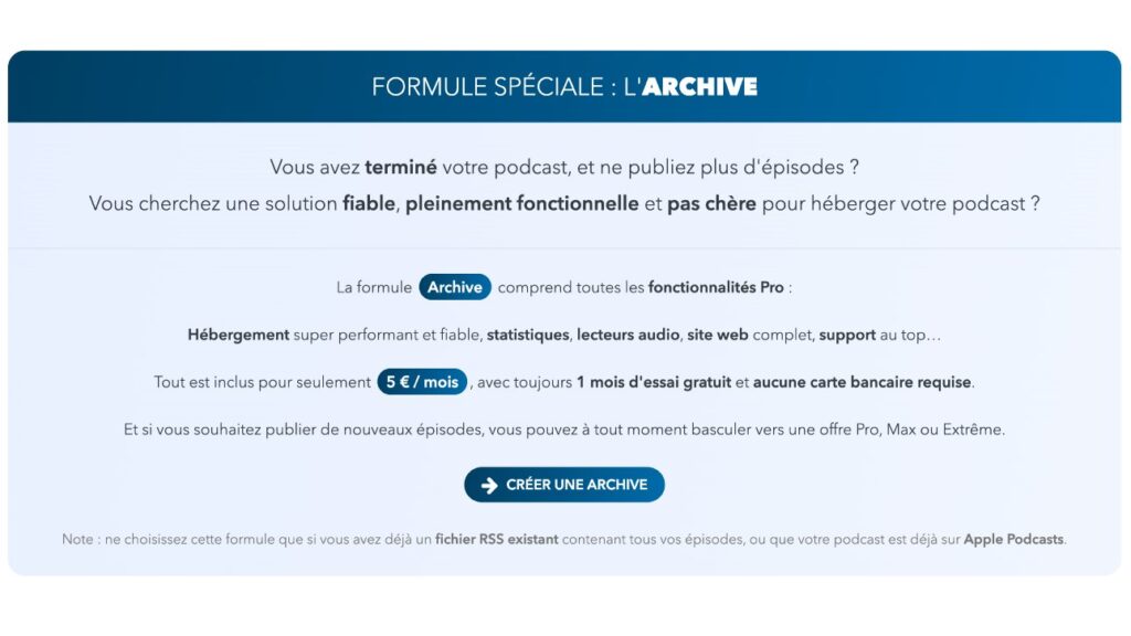 Hébergement Podcast Podcastics