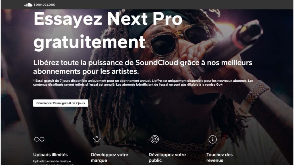 Hébergement Podcast Soundcloud