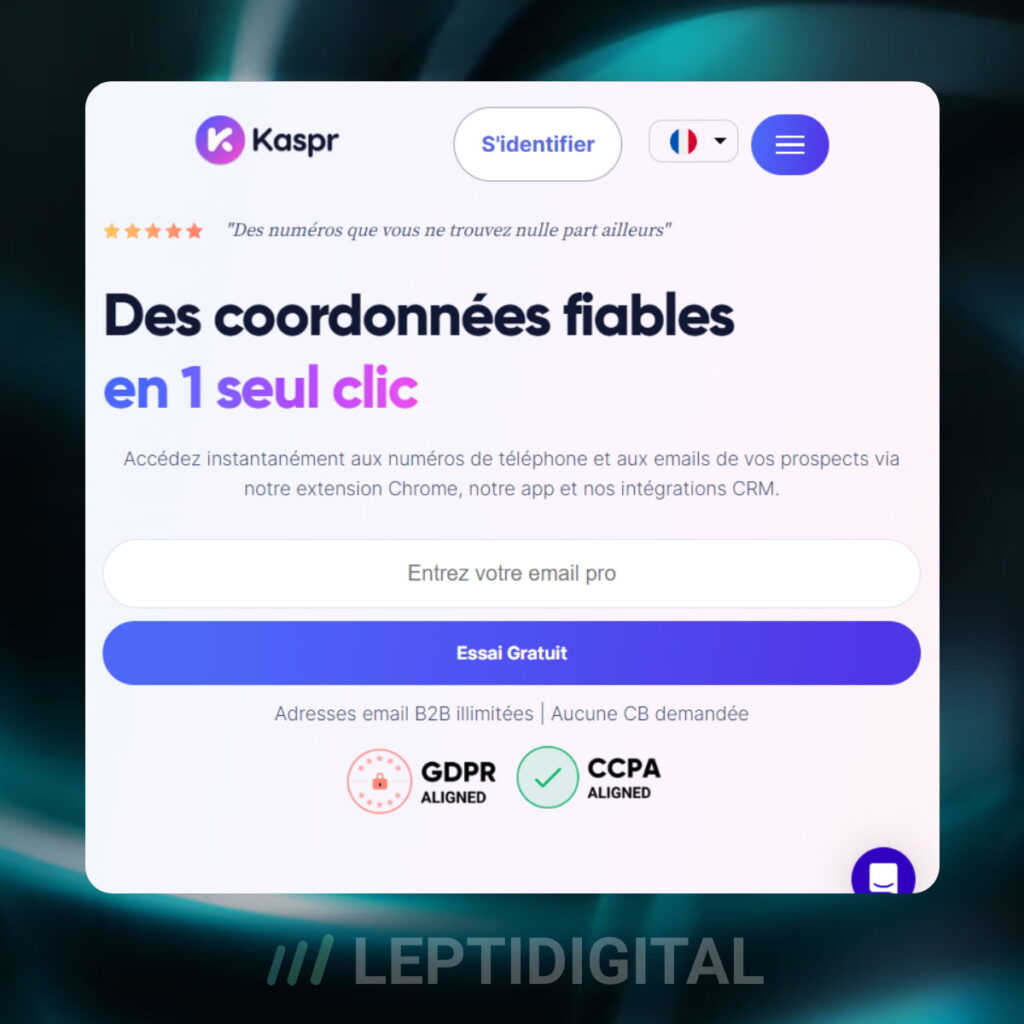 site web Kaspr