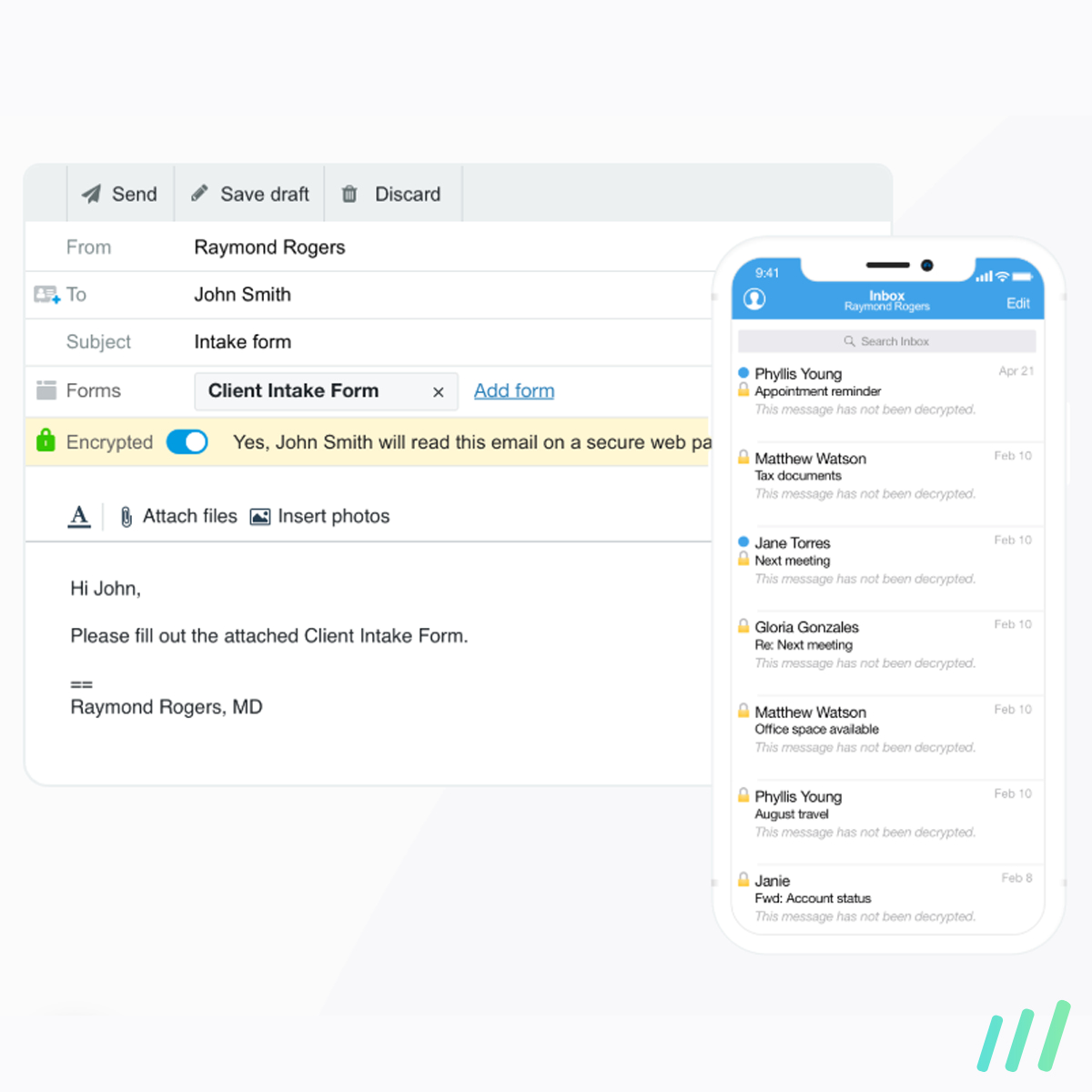 hushmail interface