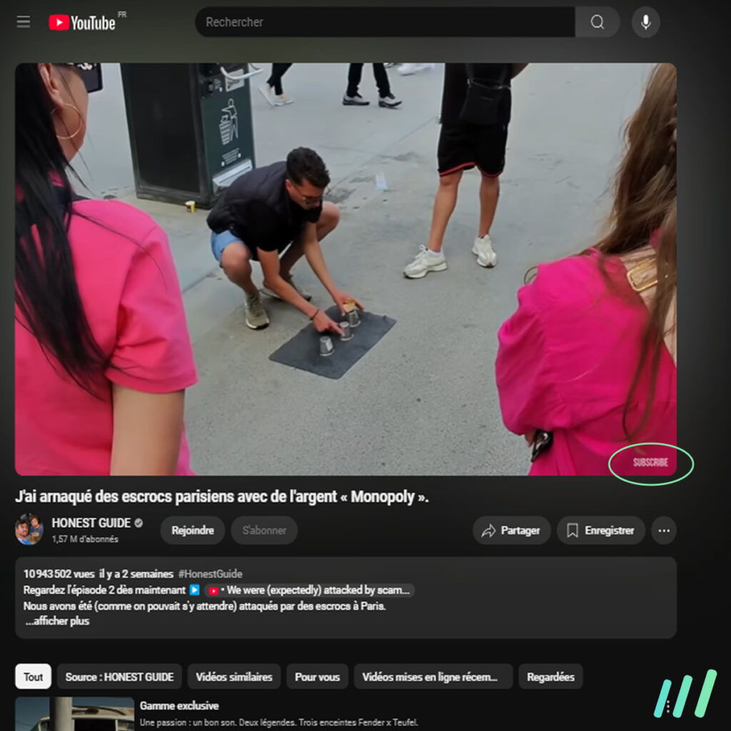 filigrane youtube