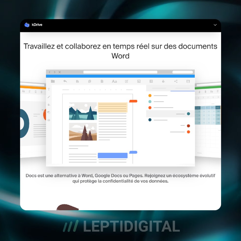 Partage de Documents et Collaboration avec kDrive