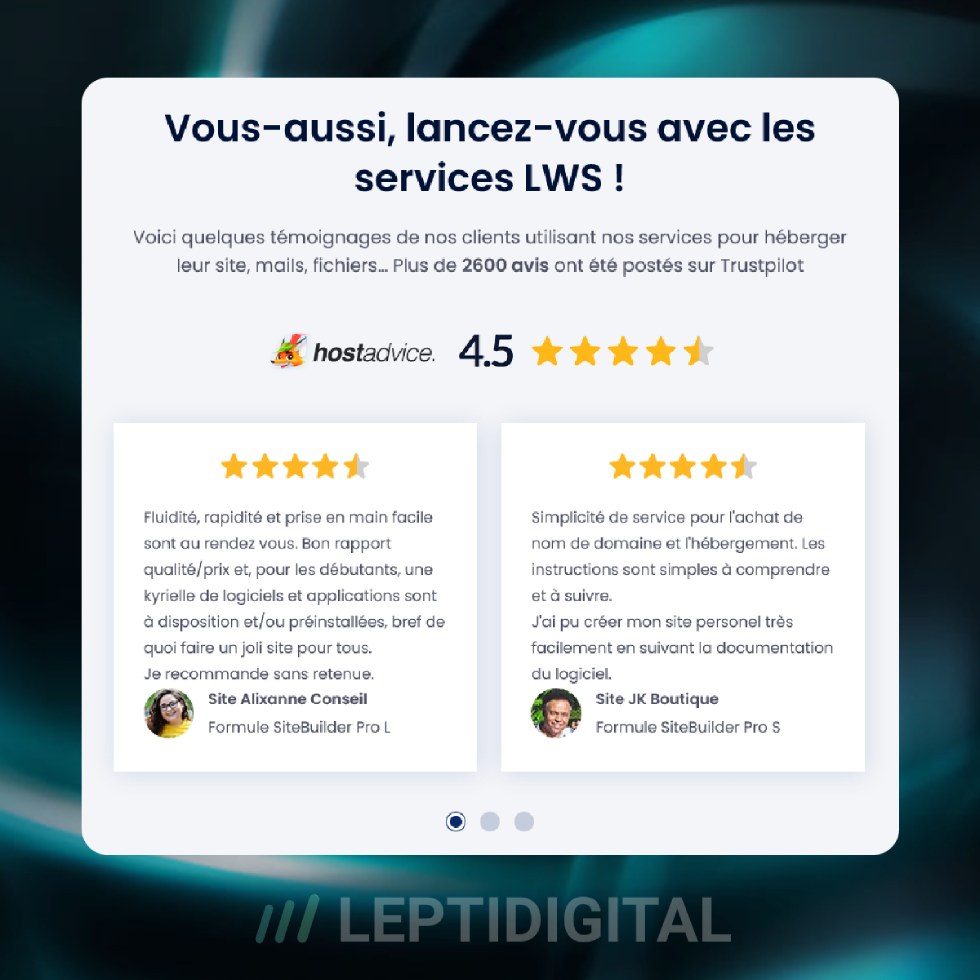 Avis Clients LWS