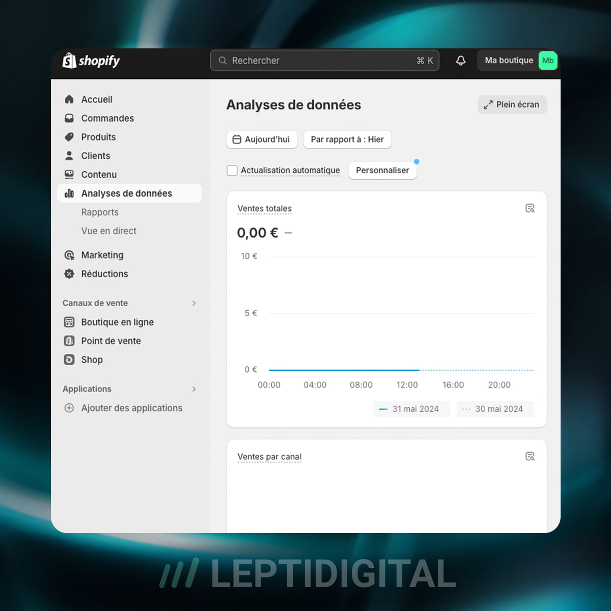 Analyses Données Shopify