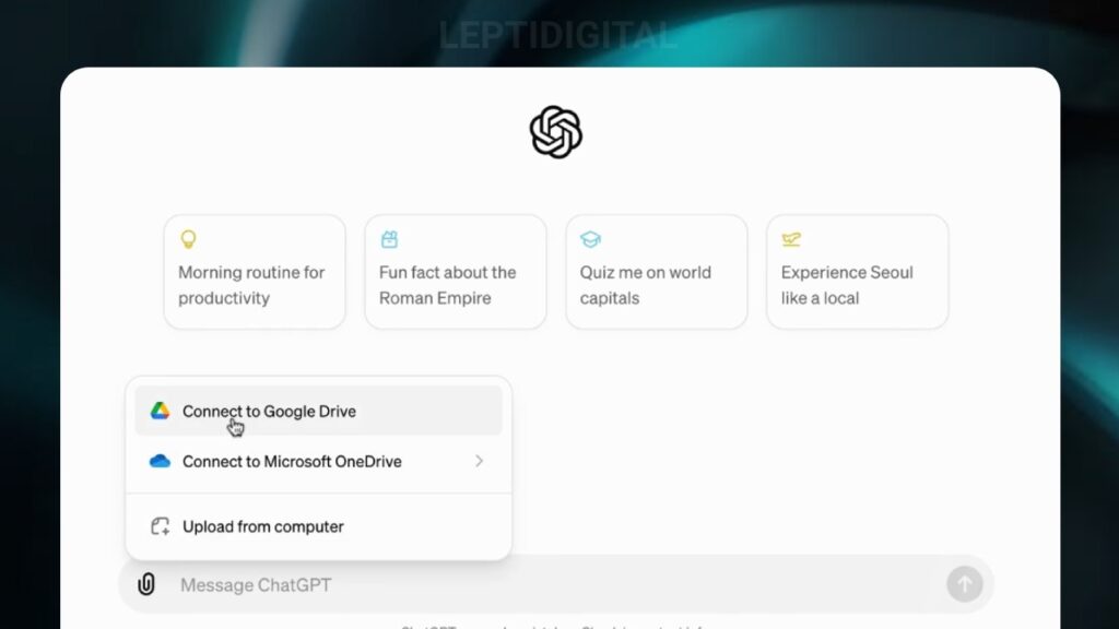ChatGPT-4o - interactions avec les fichiers Google Drive et OneDrive