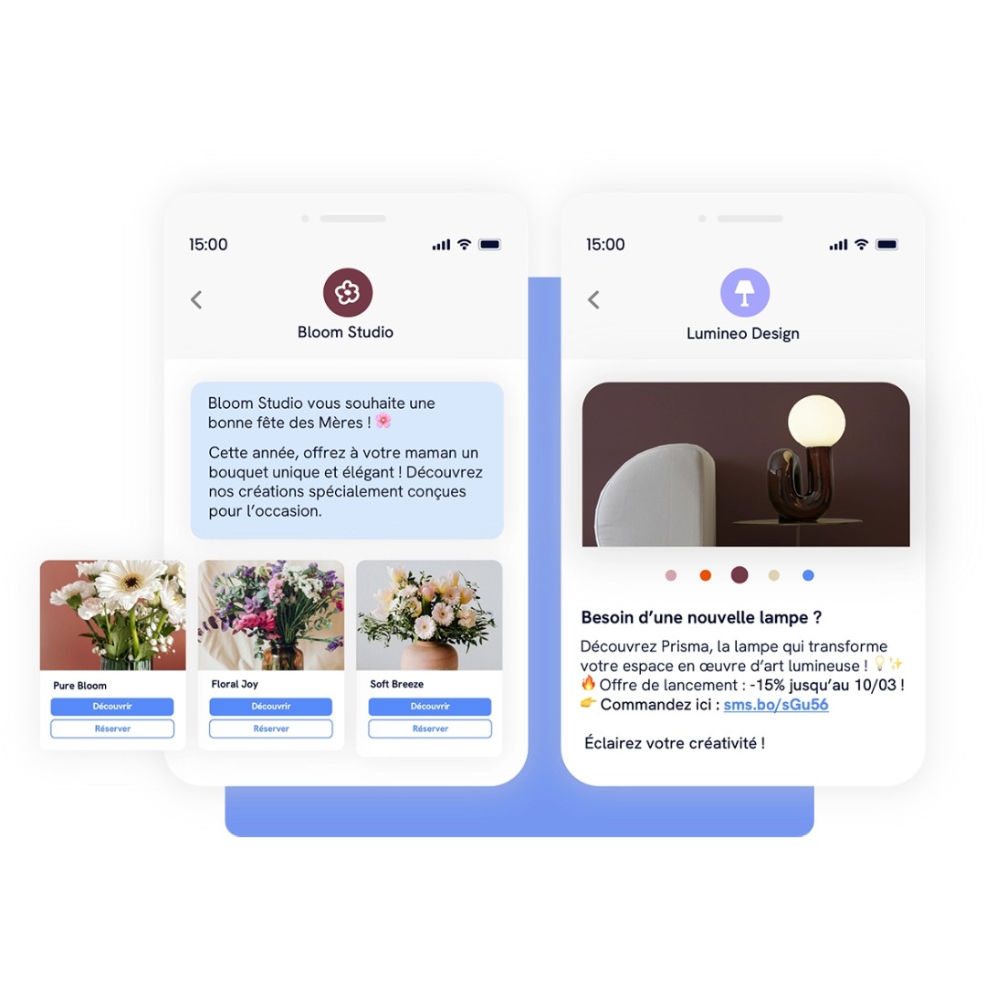 Solution de RCS proposée par smsmode