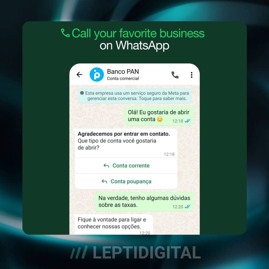 Meta appel entreprises